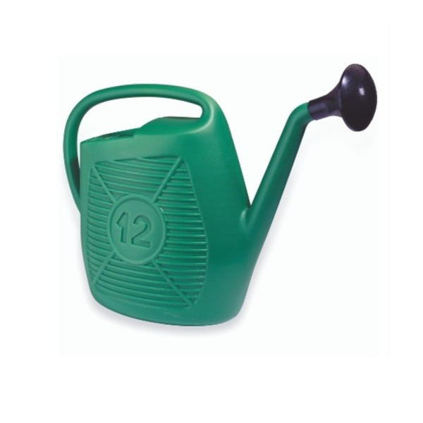 Annaffiatoio in plastica con doccetta da 12lt