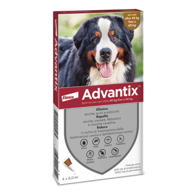 ADVANTIX PIPETTE ANTIPARASSITARIE confezione da 6 pipette