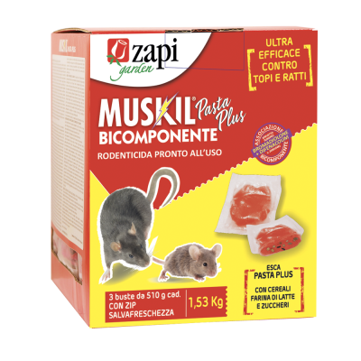 Muskil Pasta Plus da 1,53kg (3x500gr)
